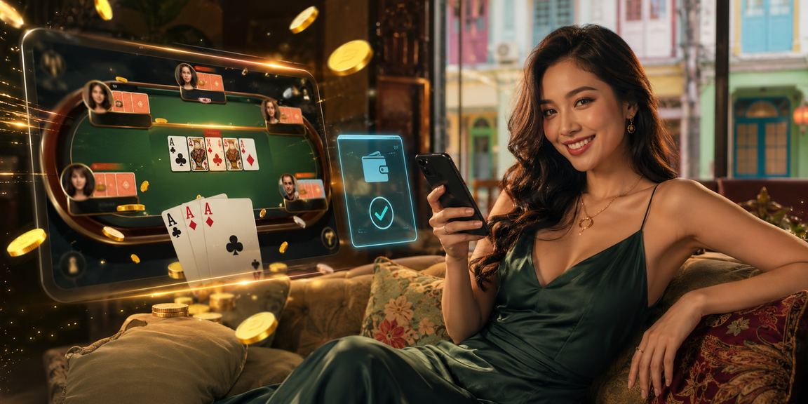 A Malaysian player from Penang enjoying a Teen Patti game at an online casino table